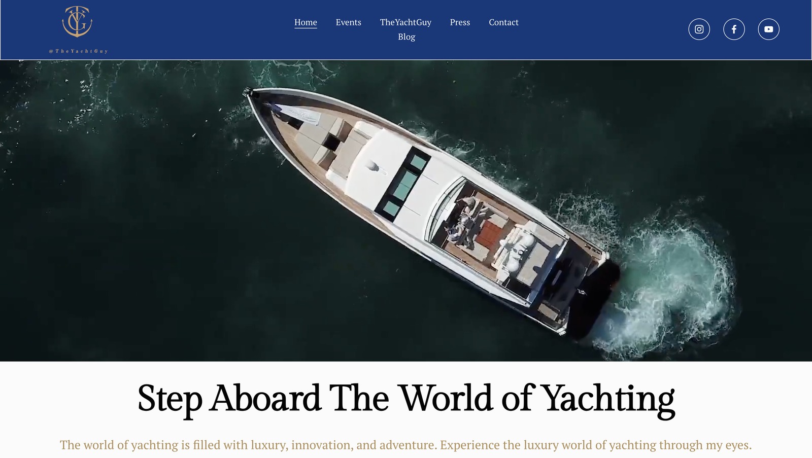 The Yacht Guy homepage